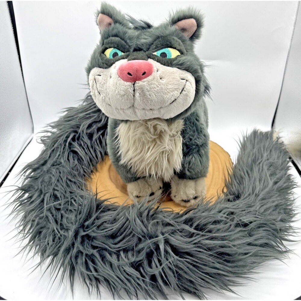 Disney Parks Lucifer the Cat Cinderella Exclusive Plush 42" Tail Long Tailed Boa